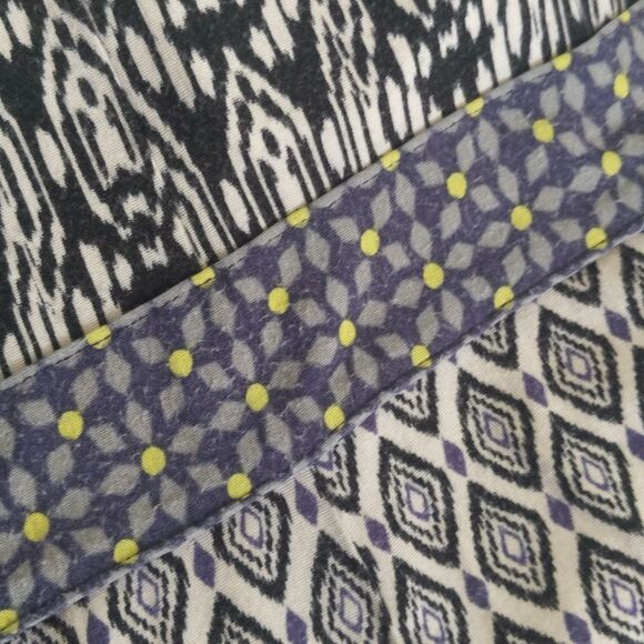 Athleta stretchy tie waist dress, tribal pattern, built in bra, small - Picture 5 of 5